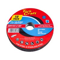 (image for) Cutting Disc Steel & Ss 115 X 1.0 X 22.2 Mm 10 Pack