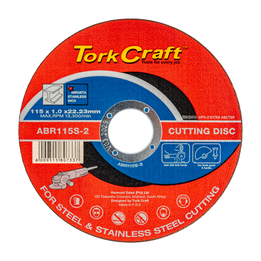 (image for) Cutting Disc Steel & Ss 115 X 1.0 X 22.2 Mm