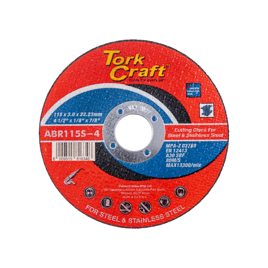 (image for) Cutting Disc Steel & Ss 115 X 3.0 X 22.22 Mm