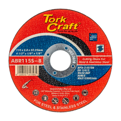 (image for) Cutting Disc Metal & Ss 115 X 3.0 X 22.22mm