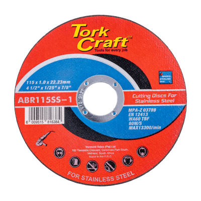 (image for) Cutting Disc Stainless Steel 115 X 1.0 X 22.22 Mm