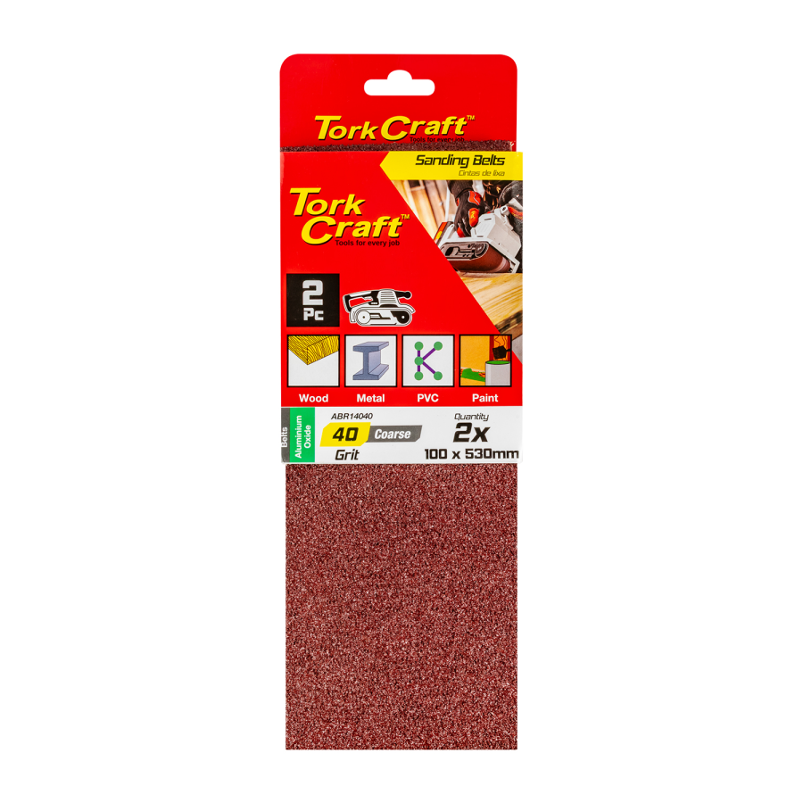 (image for) Sanding Belt 100 X 530mm 40grit 2/pack