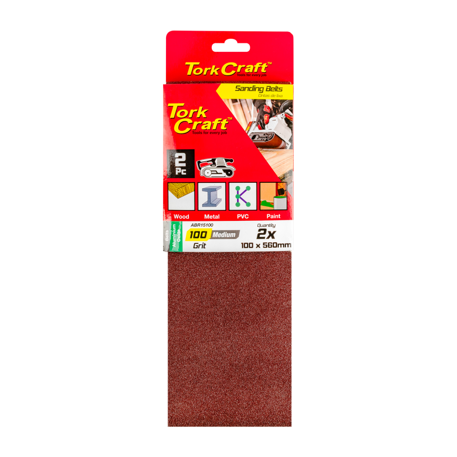 (image for) Sanding Belt 100 X 560mm 100grit 2/pack