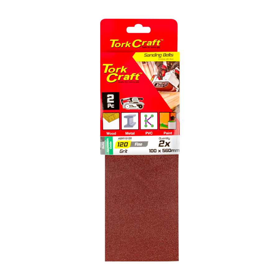 (image for) Sanding Belt 100 X 560mm 120grit 2/pack