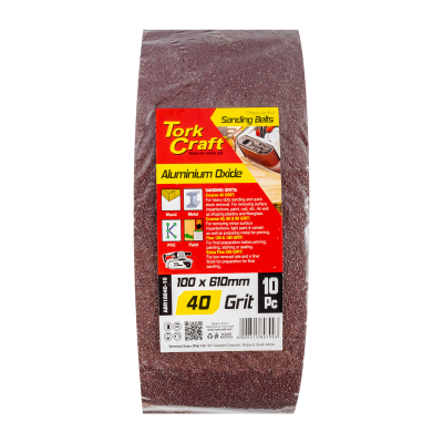 (image for) Sanding Belt 100 X 610mm 40 Grit 10/pack
