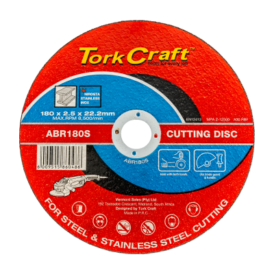 (image for) Cutting Disc Steel 180 X 2.5 X 22.22