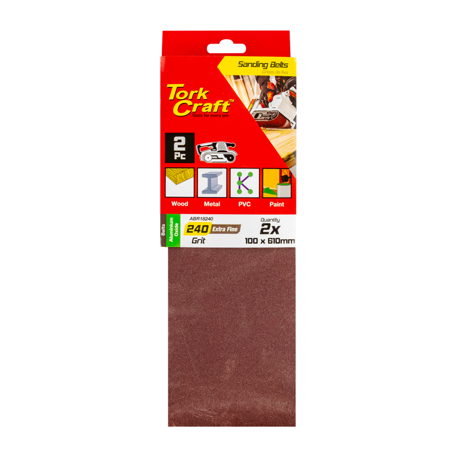 (image for) Sanding Belt 100 X 610mm 240grit 2/pack