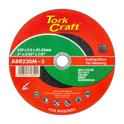 (image for) Cutting Disc Masonry 230 X 2.5 X 22.22mm