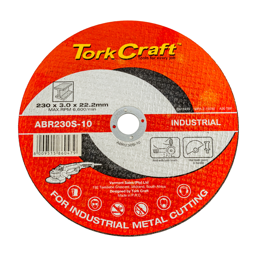 (image for) Cutting Disc Industrial Metal 230 X 3.0 X 22.2 Mm