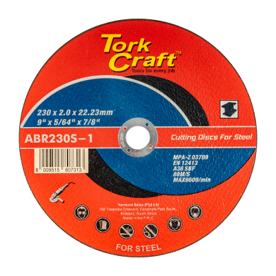 (image for) Cutting Disc For Steel 230 X 2.0 X 22.22mm