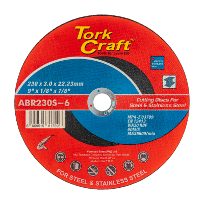 (image for) Cutting Disc Steel And Ss 230 X 3.0 22.22mm