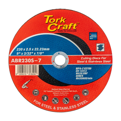 (image for) Cutting Disc Steel And Ss 230 X 2.5 22.22mm