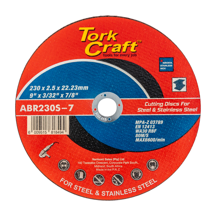 (image for) Cutting Disc Steel And Ss 230 X 2.5 22.22mm