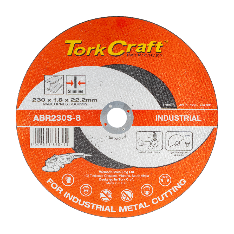 (image for) Cutting Disc Industrial Metal 230 X 1.8 X 22.2 Mm