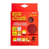 Sanding Disc 115mm 120 Grit 10/pack Hook And Loop (image for) Sanding Disc 115mm 120 Grit 10/pack Hook And Loop