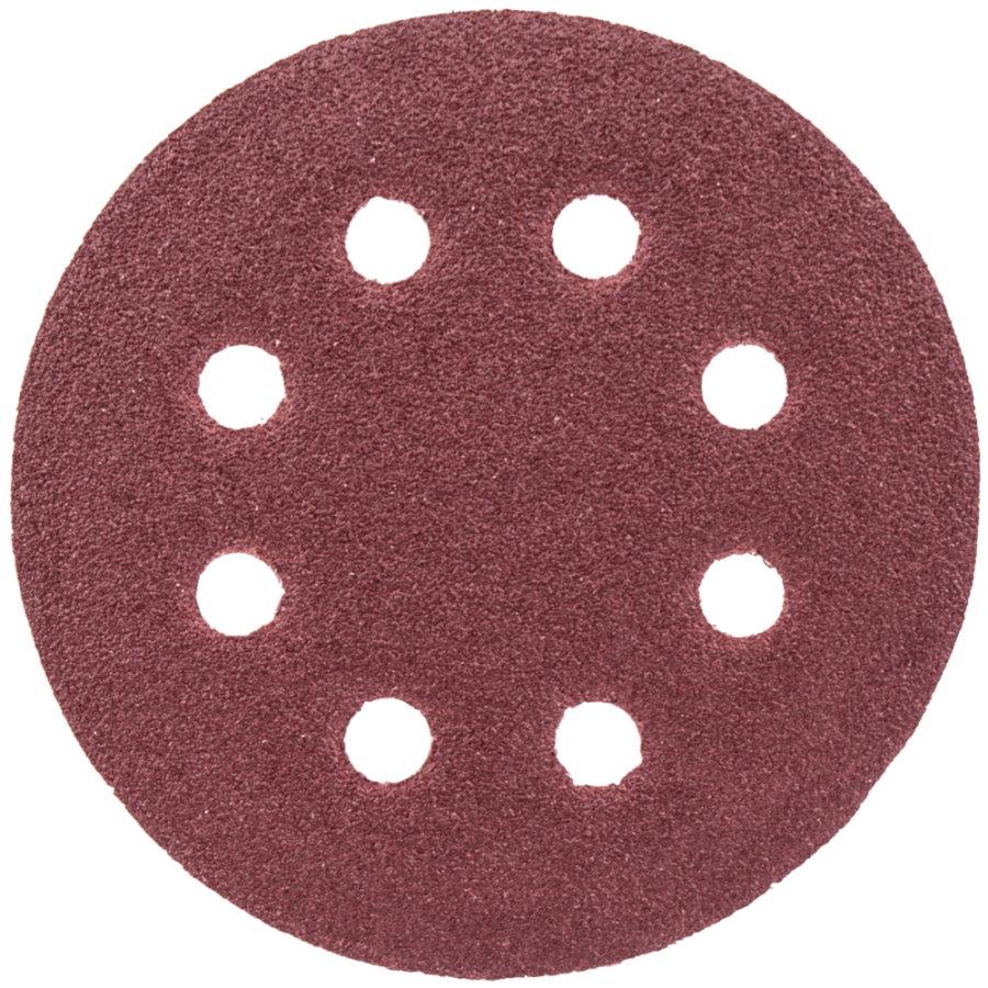 (image for) Sanding Disc 115mm 80 Grit With Holes 10/pk Hook And Loop