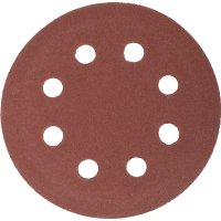 (image for) Sanding Disc 125mm 40 Grit With Holes 10/pk Hook And Loop