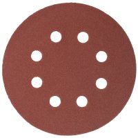 (image for) Sanding Disc 125mm 120 Grit With Holes 10/pk Hook And Loop