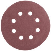(image for) Sanding Disc 125mm 180 Grit With Holes 10/pk Hook And Loop
