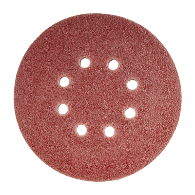 (image for) Sanding Disc 150mm 40 Grit With Holes 10/pk Hook And Loop