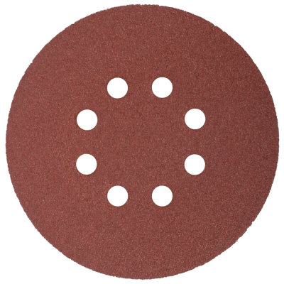 (image for) Sanding Disc 150mm 60 Grit With Holes 10/pk Hook And Loop