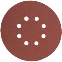 (image for) Sanding Disc 150mm 80 Grit With Holes 10/pk Hook And Loop