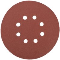(image for) Sanding Disc 150mm 120 Grit With Holes 10/pk Hook And Loop