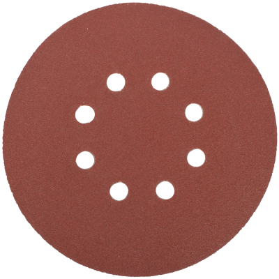 (image for) Sanding Disc 150mm 120 Grit With Holes 10/pk Hook And Loop