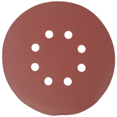 (image for) Sanding Disc 150mm 180 Grit With Holes 10/pk Hook And Loop