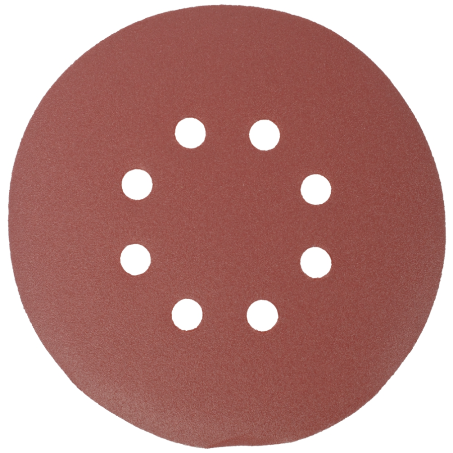 (image for) Sanding Disc 150mm 180 Grit With Holes 10/pk Hook And Loop