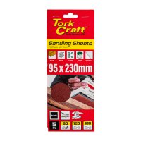 Sanding Sheet Orb 95 X 230mm 80gr Hook And Loop No Holes 5/pk (image for) Sanding Sheet Orb 95 X 230mm 80gr Hook And Loop No Holes 5/pk
