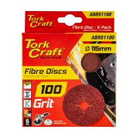 Fibre Disc 115mm 100 Grit 5/pack (image for) Fibre Disc 115mm 100 Grit 5/pack