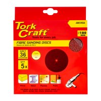 Fibre Disc 180mm 36 Grit 5/pack (image for) Fibre Disc 180mm 36 Grit 5/pack