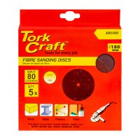 Fibre Disc 180mm 80 Grit 5/pack (image for) Fibre Disc 180mm 80 Grit 5/pack