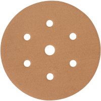 (image for) Gold Disc (50 Pieces) 180 Grit 150mm X 6+1 Holes Hook And Loop