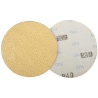 (image for) Gold Disc (50 Pieces) 40 Grit 150mm Without Hole Hook And Loop