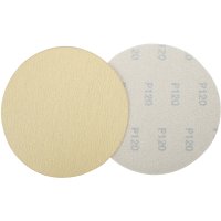 (image for) Gold Disc (50 Pieces) 120 Grit 150mm Without Hole Hook And Loop