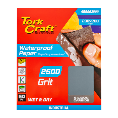 (image for) Premium Waterproof Paper 2500 Grit 230 X 280 (50 Piece) Automotive