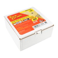 (image for) Gold Disc (50 Pieces) 80 Grit 125mm X 8 Holes Hook And Loop