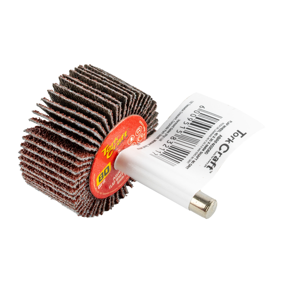 (image for) Flap Wheel 30 X 15 X 6mm Shaft 80 Grit Per Each