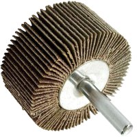 Flap Wheel 40 X 20 X 6mm Shaft 60 Grit Per Each (image for) Flap Wheel 40 X 20 X 6mm Shaft 60 Grit Per Each