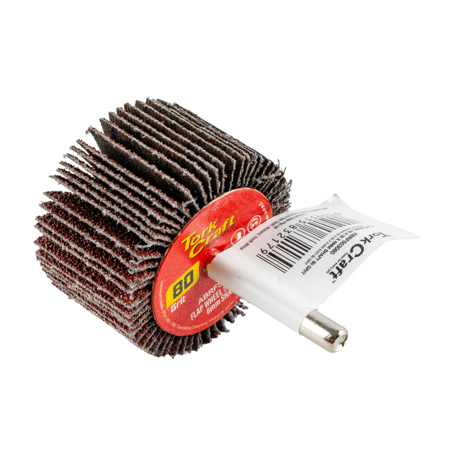 (image for) Flap Wheel 40 X 30 X 6mm Shaft 80 Grit Per Each