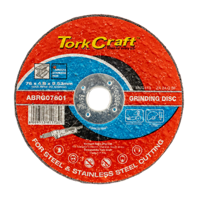(image for) Abrasive Grinding Wheel For Steel 76 X 4.8 X 9.53