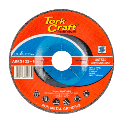 (image for) Grinding Disc For Steel 125 X 6.0 X 22.22mm
