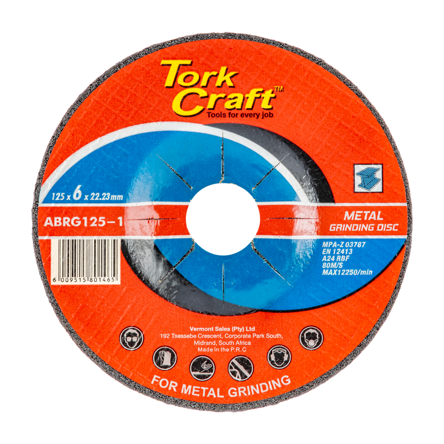 (image for) Grinding Disc For Steel 125 X 6.0 X 22.22mm