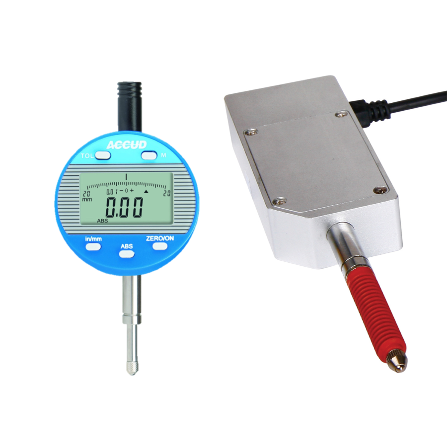 (image for) Dig. Indicator Flat & Lug Back 25.4mm + Data Cable 200-01