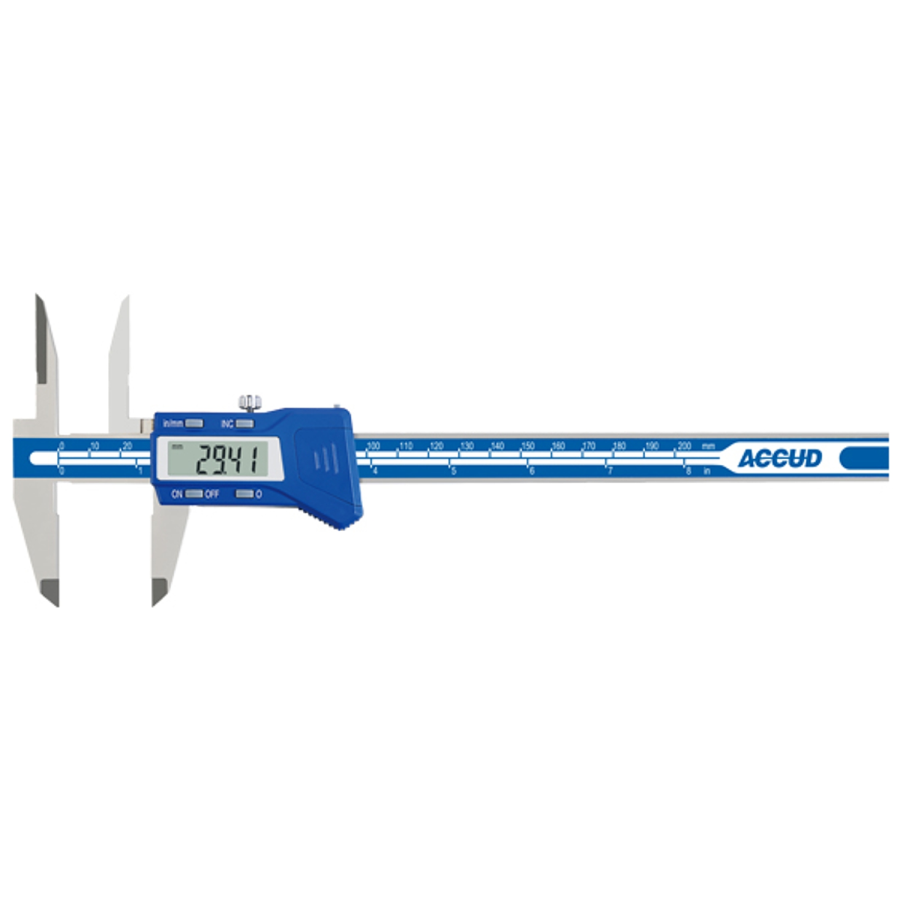 (image for) Digital Caliper With Long Upper Jaws 0-150mm/0-6' 0.01mm/0.0005'