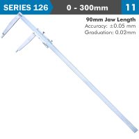 (image for) Vernier Caliper 300mm 0.05mm Acc. 90mm 0.02mm Grad S/steel