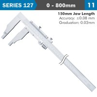 (image for) Vernier Caliper 800mm 0.08mm Acc. 150mm 0.02mm Grad S/steel