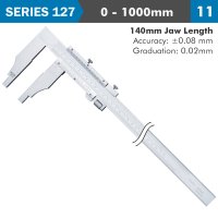 (image for) Vernier Caliper 1000mm 0.08mm Acc. 140mm 0.02mm Grad S/steel